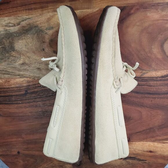 Dexter Leather Suede Driving Moccasin Light Sand Women’s Size: 8.5M - Picture 5 of 12